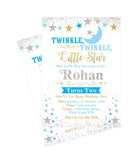 Twinkle Twinkle Little Star Boy Invitations ALL PARTY SUPPLIES Pretty UR Party