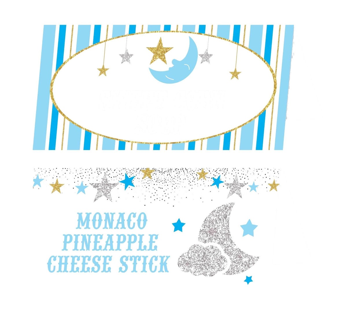 Twinkle Twinkle Little Star Boy Food Labels / Buffet Table Cards — image 2