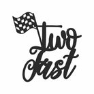 Two Fast Cake Topper HANDCRAFTED Pretty UR Party