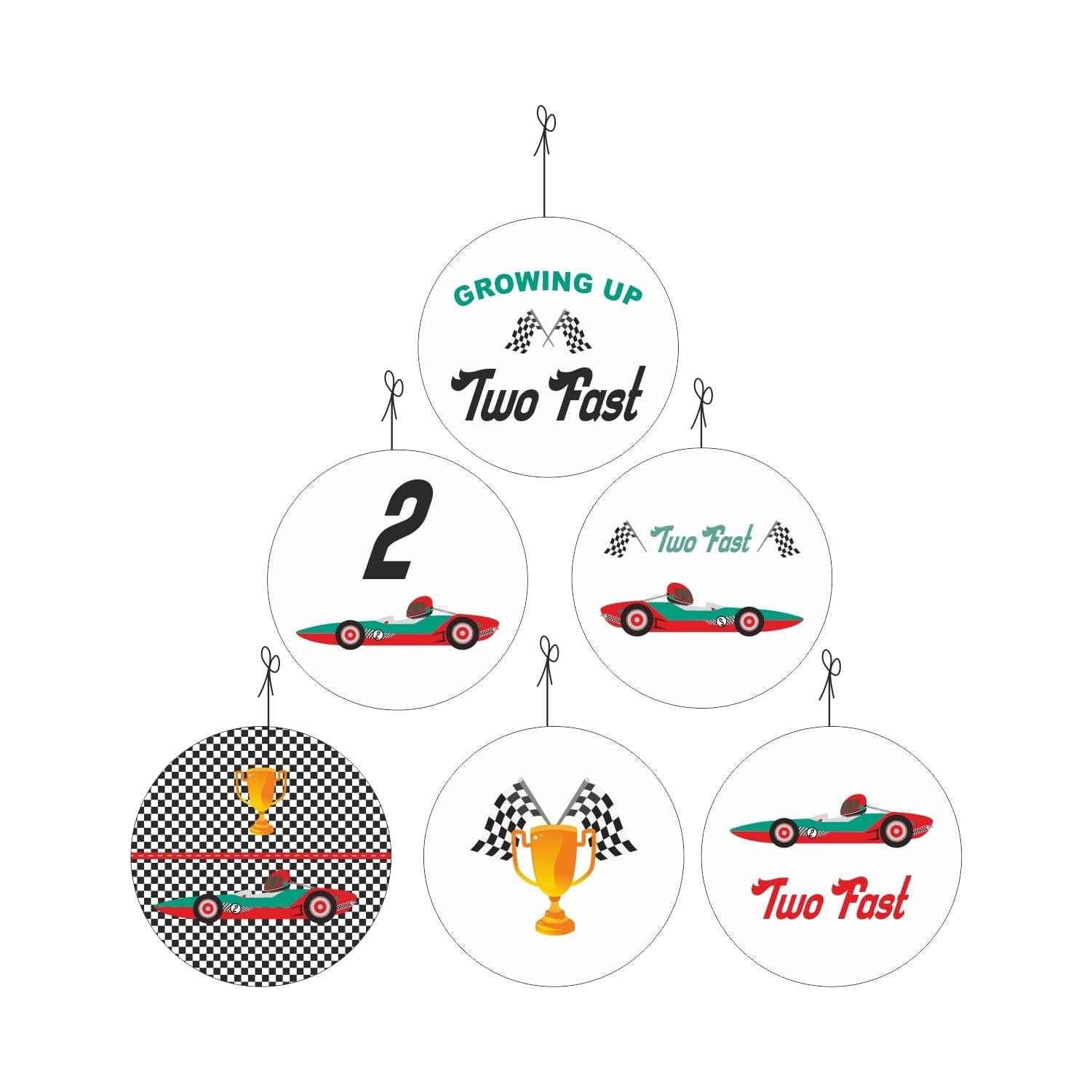 Two Fast Theme Danglers THEME PARTIES Pretty UR Party