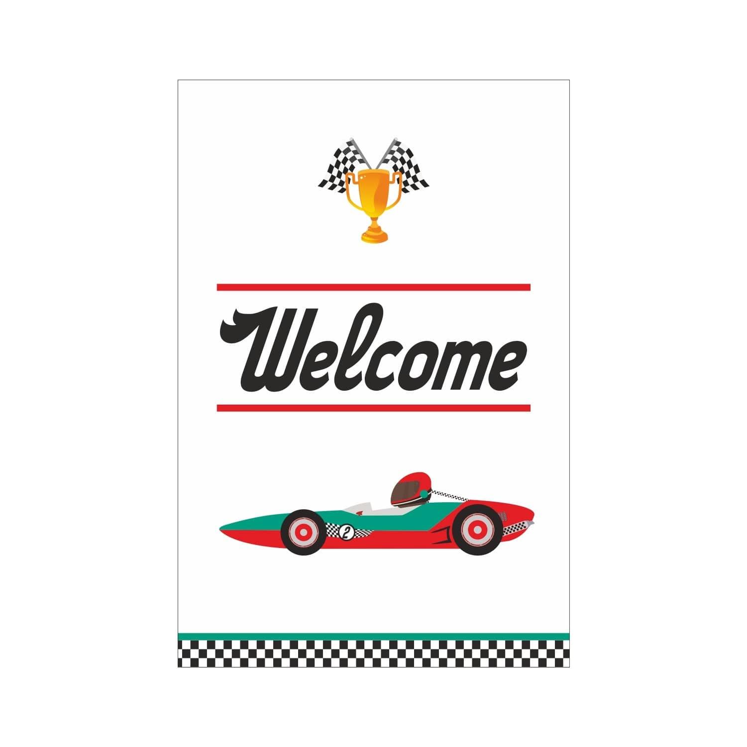 Two Fast Welcome Banner THEME PARTIES Pretty UR Party