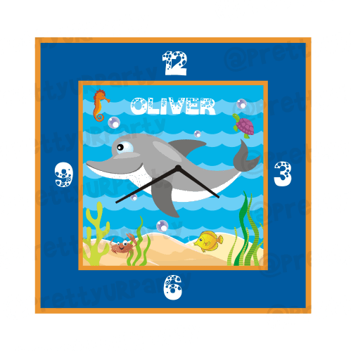 Personalised Under The Sea Clock — image 4