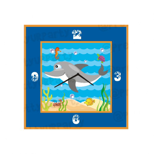 Personalised Under The Sea Clock — image 3