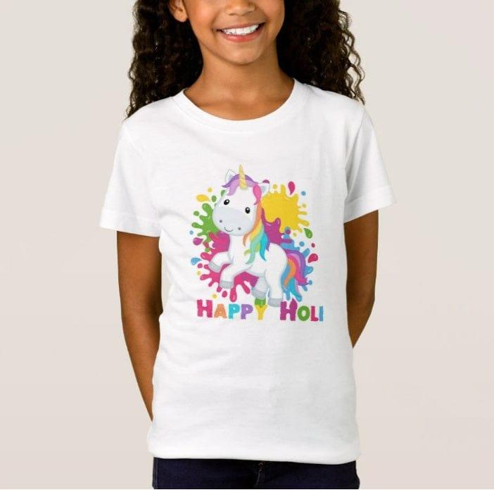 Unicorn Holi T-shirt HOLI Pretty UR Party