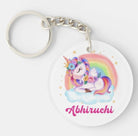 Personalised Unicorn Keychain - Design 2 THEME PARTIES Pretty UR Party