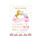 Unicorn Theme E-Invitations BIRTHDAYS Pretty UR Party