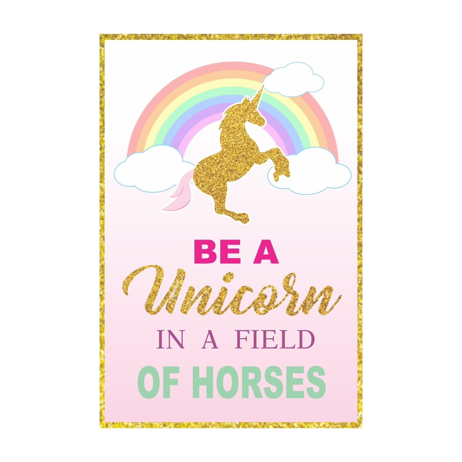 Unicorn Poster 03 THEME PARTIES Pretty UR Party