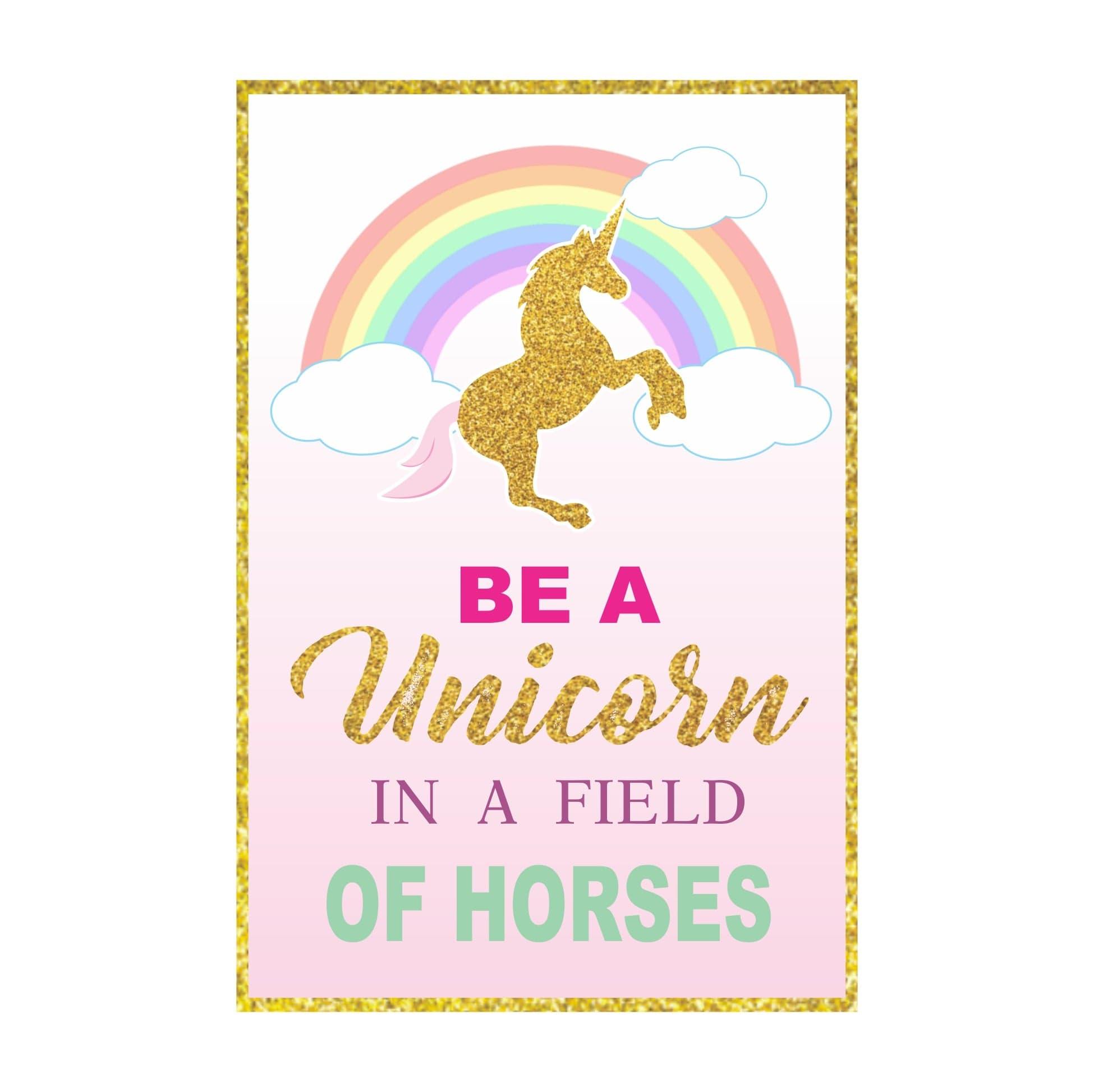 Unicorn Poster 03 THEME PARTIES Pretty UR Party