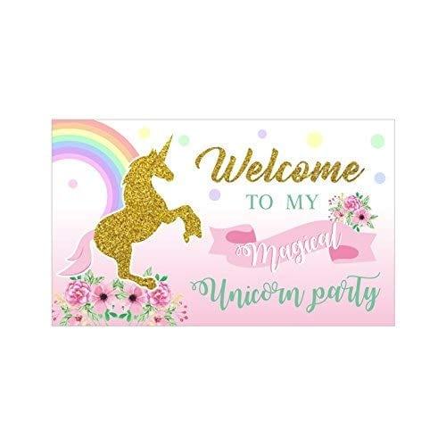 Unicorn Party Decorations Kit - 80 pieces combo Pack THEME PARTIES Pretty UR Party