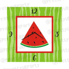Personalised Watermelon Theme Clock THEME PARTIES Pretty UR Party