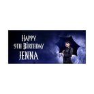 Personalized Wednesday Theme Banner - 13 x 30 inch ALL PARTY SUPPLIES Pretty UR Party