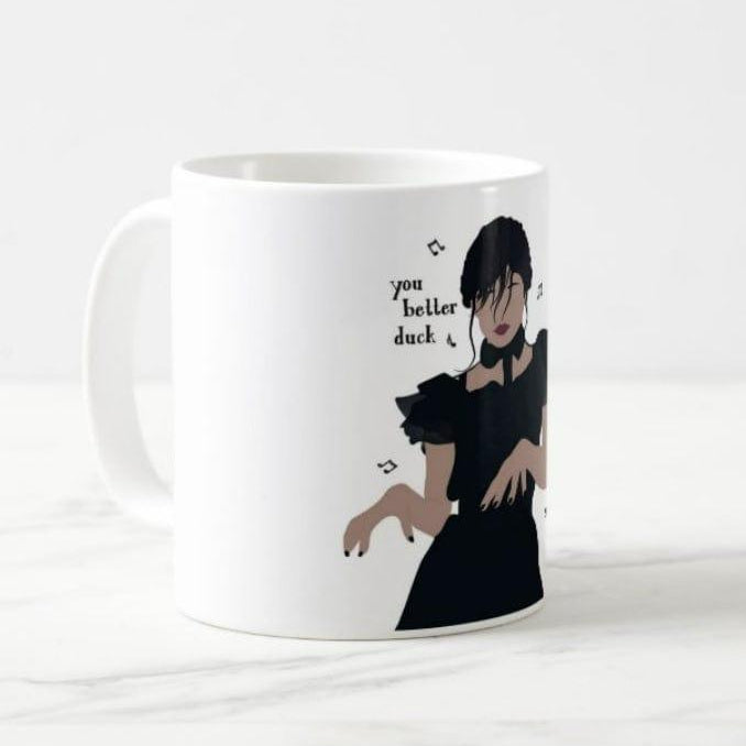 Wednesday Addams Mug THEME PARTIES Pretty UR Party