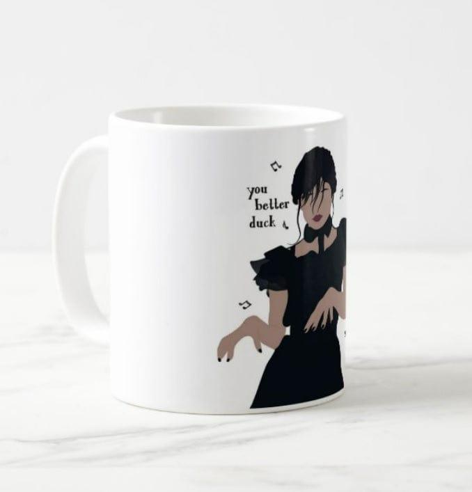 Wednesday Addams Mug THEME PARTIES Pretty UR Party