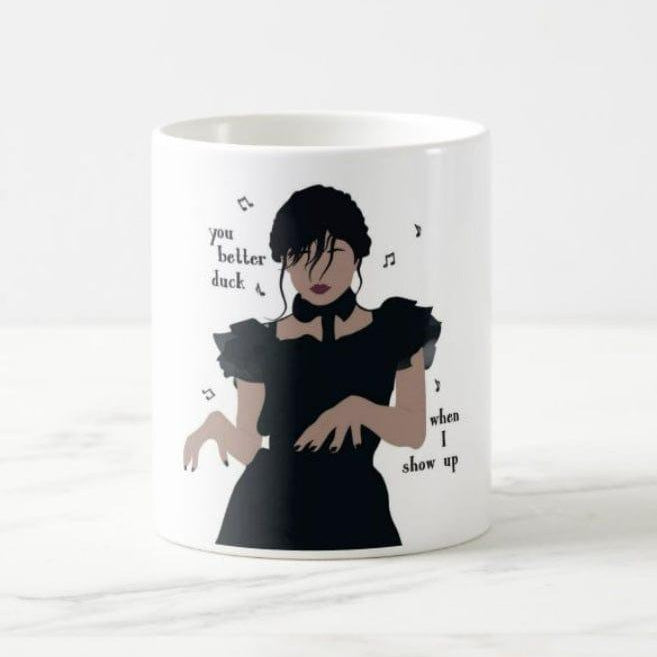 Wednesday Addams Mug THEME PARTIES Pretty UR Party