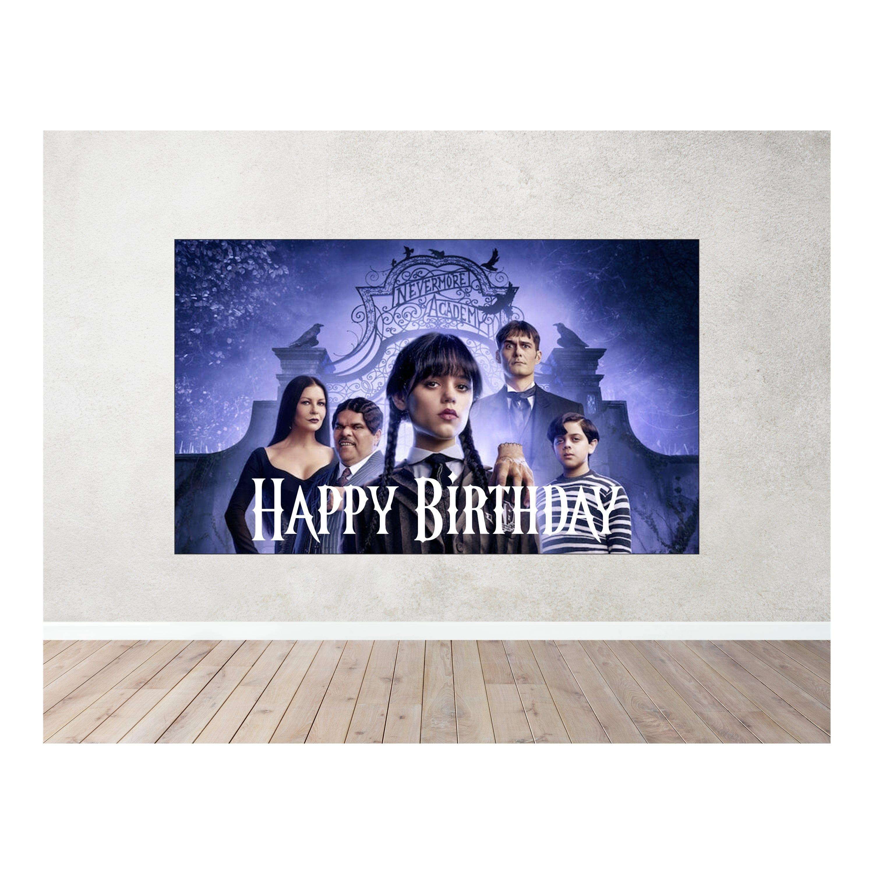 Wednesday Addams theme Backdrop THEME PARTIES Pretty UR Party