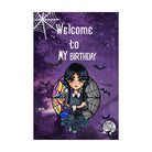 Wednesday Addams Welcome Board THEME PARTIES Pretty UR Party