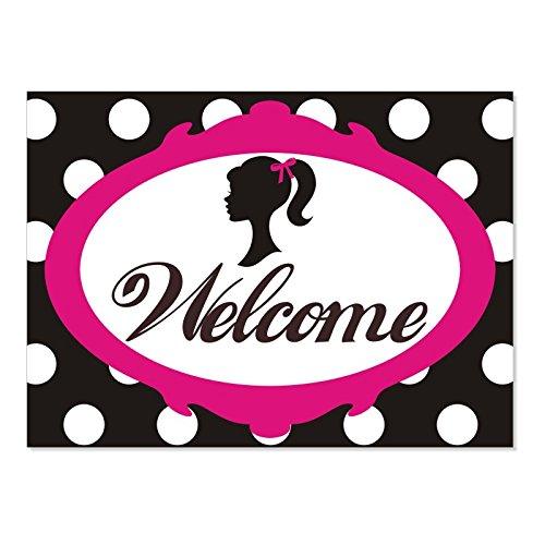 Barbie Silhouette Party Decorations Kit - 80 pcs combo pack THEME PARTIES Pretty UR Party