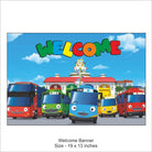 Tayo the little Bus theme Party Decorations Kit - 80 Pieces combo pack PACKAGES Pretty UR Party