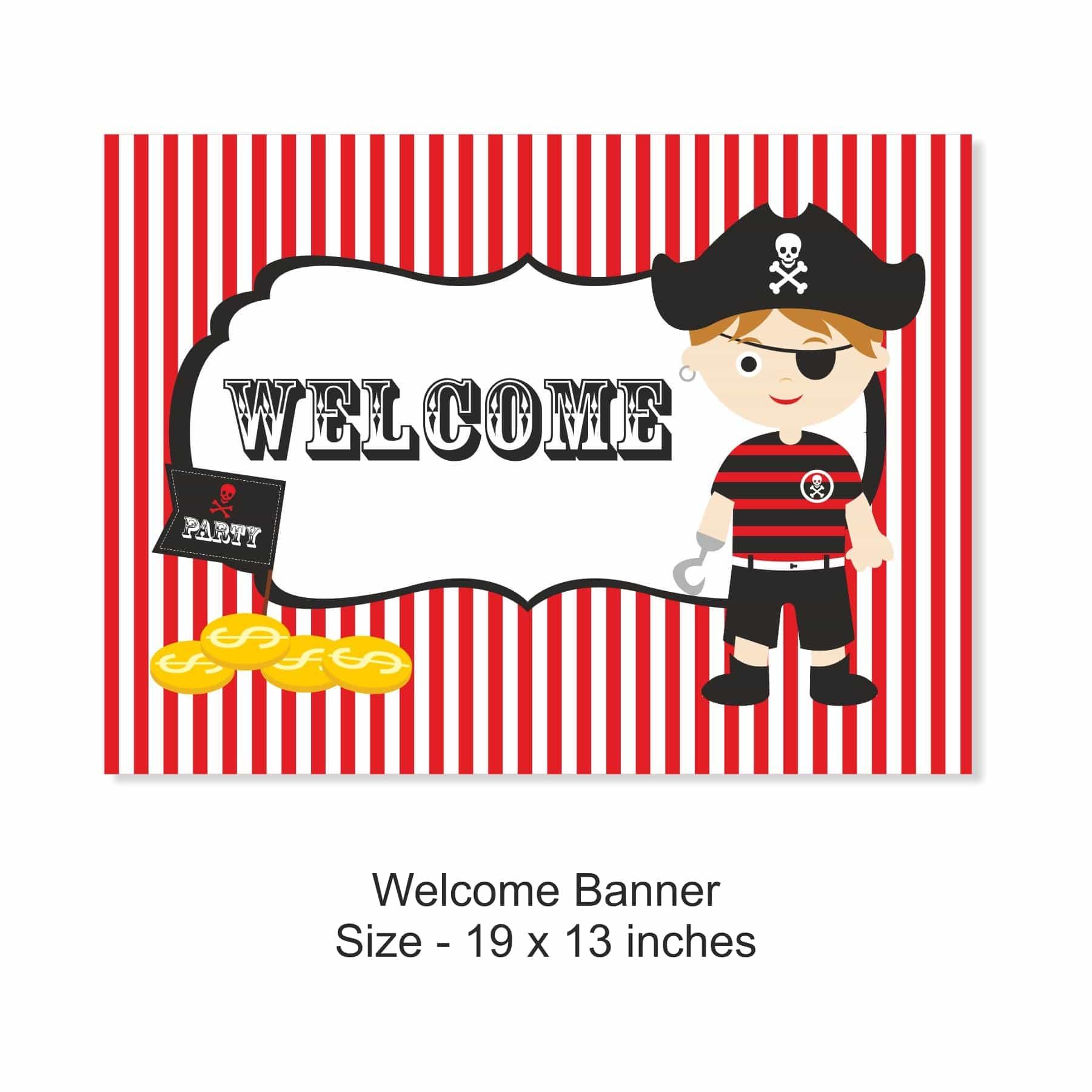 Pirate Party Decorations Package - 70 pieces Combo BIRTHDAYS Pretty UR Party