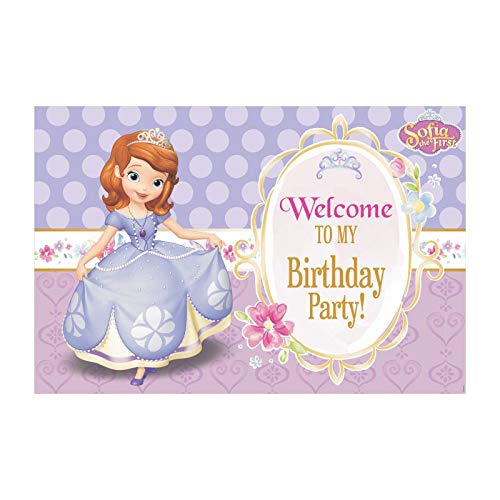 Disney Sofia the first Party Decorations Kit - 80 pieces combo pack THEME PARTIES Pretty UR Party