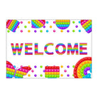 Pop It theme Party Decorations Kit - 80 Pieces combo pack PACKAGES Pretty UR Party