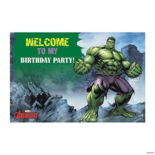 Marvel Hulk Party Decorations Kit - 80 pieces combo pack THEME PARTIES Pretty UR Party