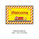 FireTruck Party Decorations Package - 70 pieces Combo BIRTHDAYS Pretty UR Party