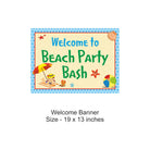 Beach theme Party Decorations Kit - 80 pcs combo pack PACKAGES Pretty UR Party