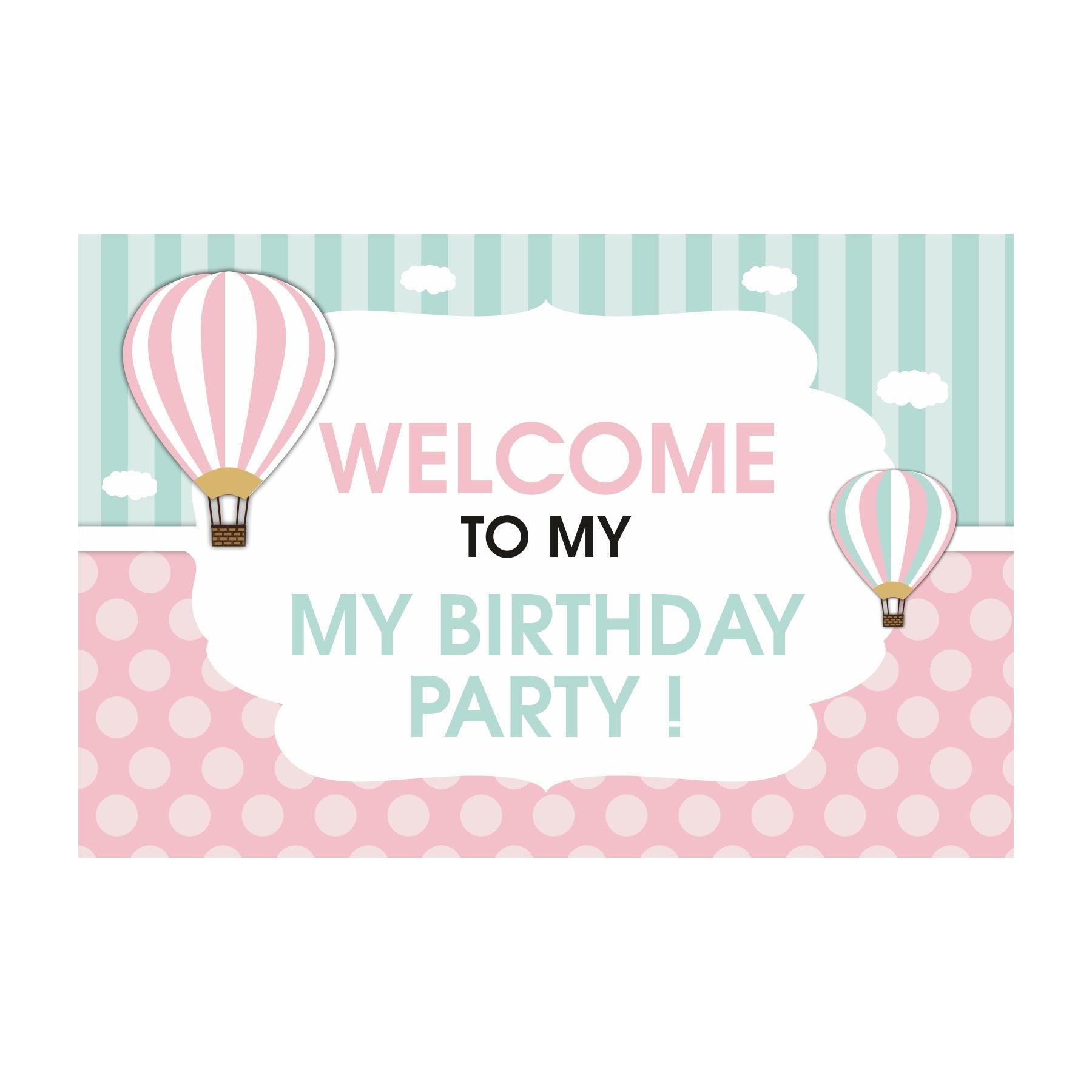 Hot Air Balloon Party Decorations Kit - 80 Pieces Combo Pack BIRTHDAYS Pretty UR Party