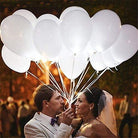 White Latex Balloons - Pack of 50 ALL PARTY SUPPLIES Pretty UR Party