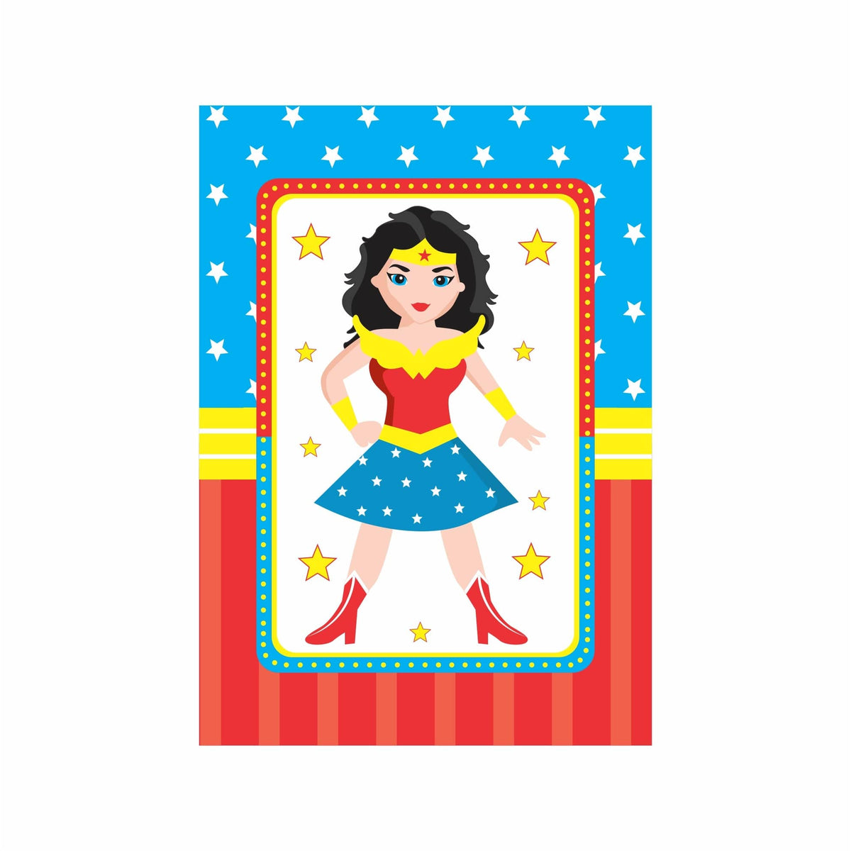 Wonder Woman Theme Centerpieces Wonder Woman Themed centerpieces