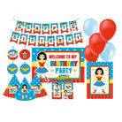 Wonder Woman Party Decorations Kit - 80 pieces Combo Pack BIRTHDAYS Pretty UR Party