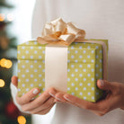 Baby and Green Polka Dots Double Sided Wrapping paper (pack of 5) RETURN GIFTS Pretty UR Party