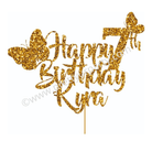 Personalized Butterfly Cake Topper HANDCRAFTED Pretty UR Party