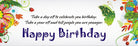 Happy Birthday Celebration Banner ALL PARTY SUPPLIES Pretty UR Party