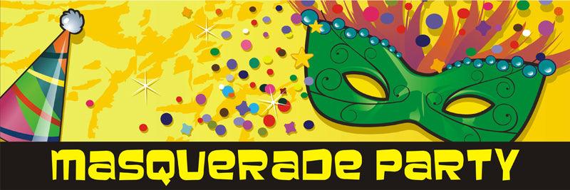 Masquerade Party Banner ALL PARTY SUPPLIES Pretty UR Party