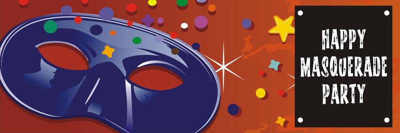 Masquerade Party Banner ALL PARTY SUPPLIES Pretty UR Party