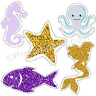 Aqua Mermaid Theme Cutouts THEME PARTIES Pretty UR Party