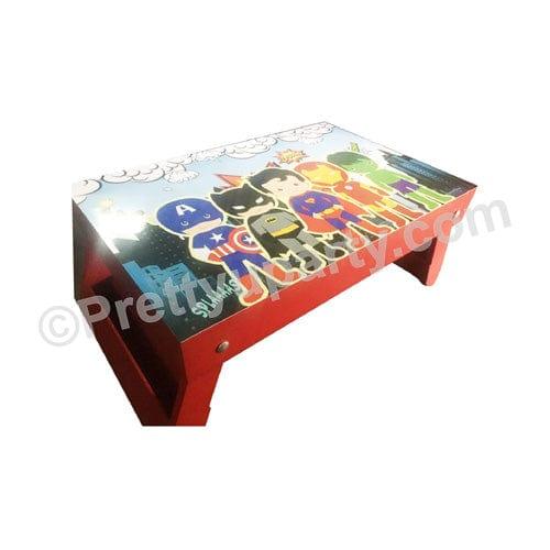 Superhero Folding Bed Table THEME PARTIES Pretty UR Party Without Name
