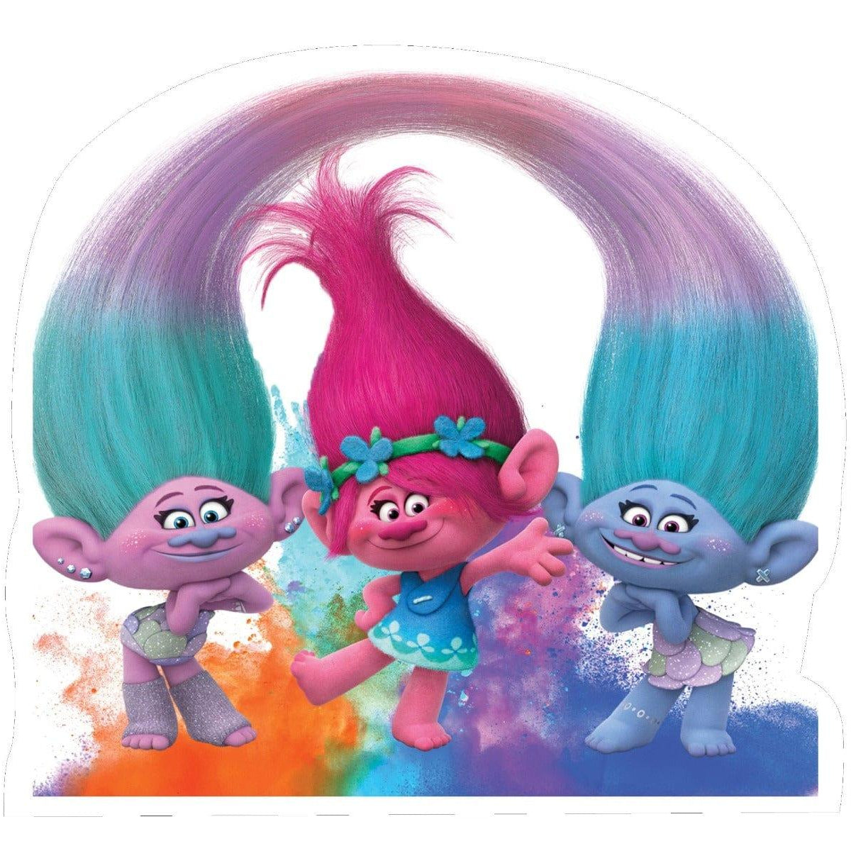 Trolls Theme Cutouts THEME PARTIES Pretty UR Party