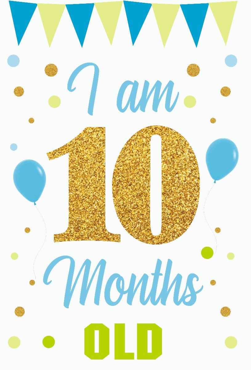 10 Months Poster 10 Months Decorations PRETTY UR PARTY