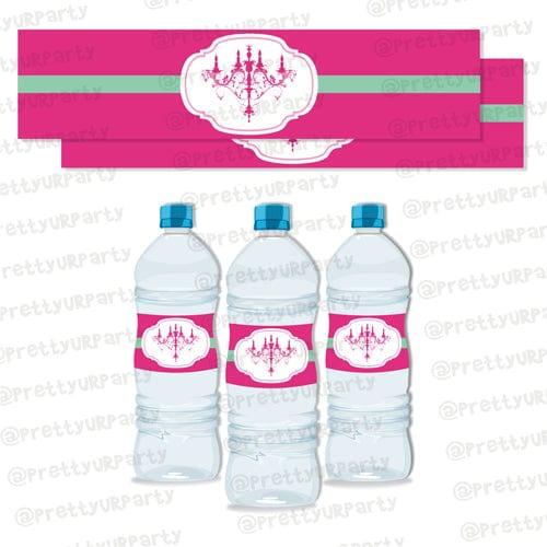 Vintage Glam Water Bottle Labels THEME PARTIES Pretty UR Party Default Title