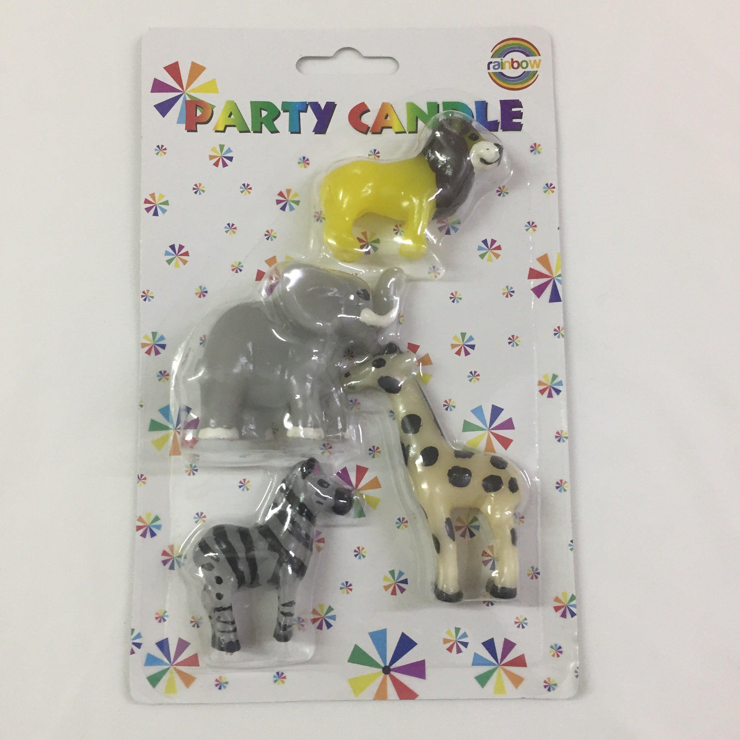 Jungle Animals Candle THEME PARTIES Pretty UR Party