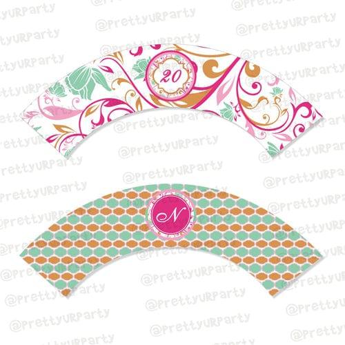 Vintage Glam Cupcake Wrappers THEME PARTIES Pretty UR Party Default Title
