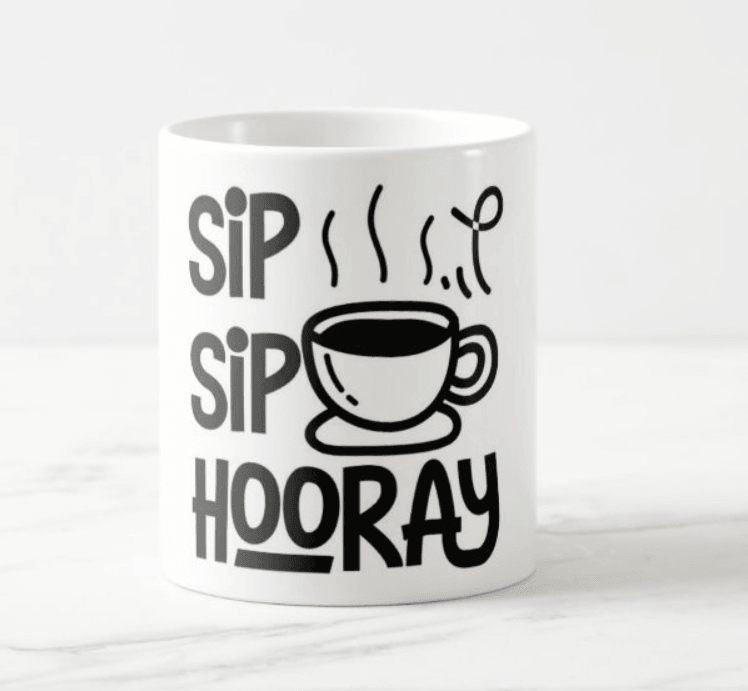 Sip Sip Hooray Mug RETURN GIFTS Pretty UR Party Default Title