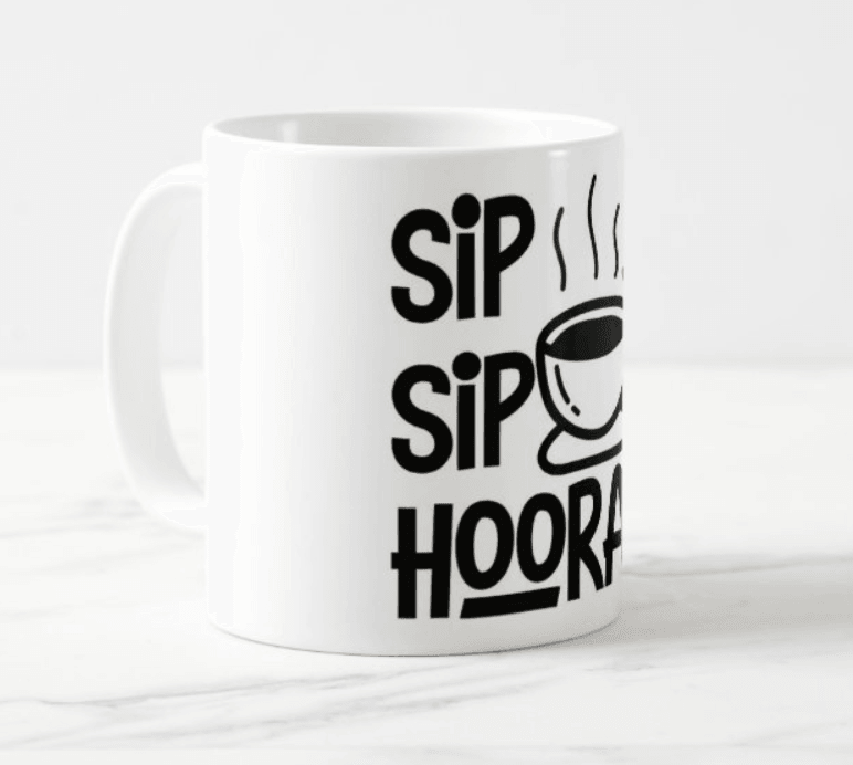 Sip Sip Hooray Mug RETURN GIFTS Pretty UR Party