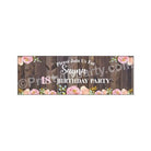 Personalized 18th Birthday Theme Banner 30in ALL PARTY SUPPLIES Pretty UR Party Default Title