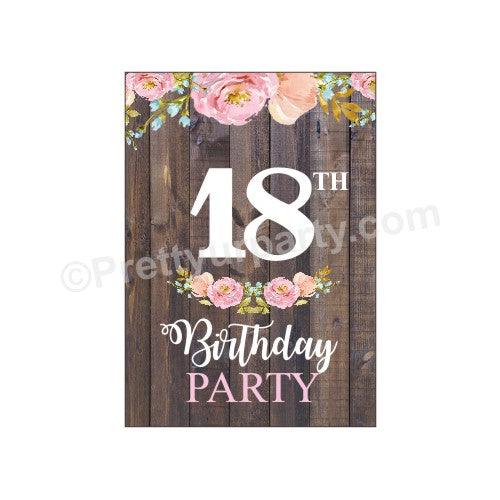 18th Birthday Theme Centerpieces - Pack of 2 THEME PARTIES Pretty UR Party Default Title