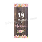 18th Birthday Theme Door Banner THEME PARTIES Pretty UR Party