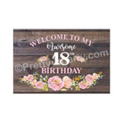 18th Birthday Theme Entrance Banner / Door Sign THEME PARTIES Pretty UR Party Default Title